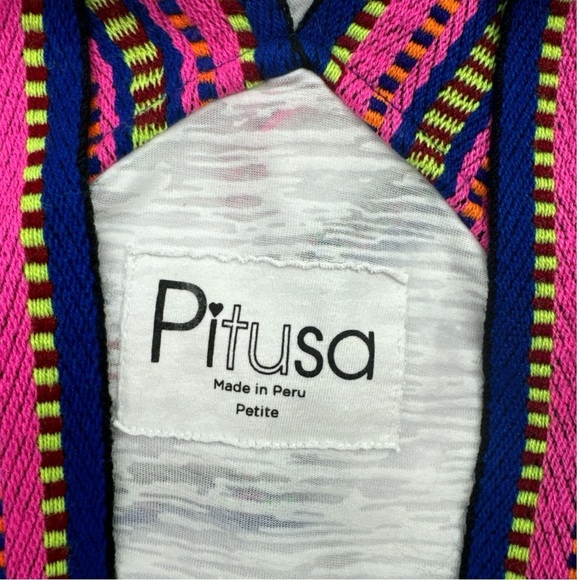 Pitusa St. Tropez Coverup Sundress Midi Dress -White - Size XXS / XS / Small - Picture 10 of 12